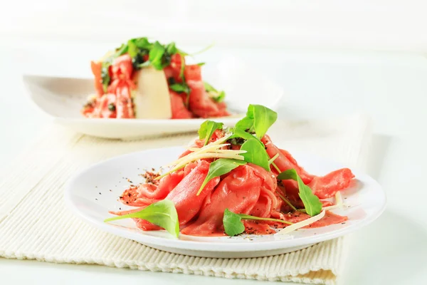 Carpaccio di manzo — Foto Stock