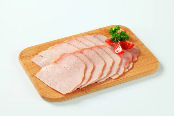 Sliced turkey breast — Stock Photo, Image