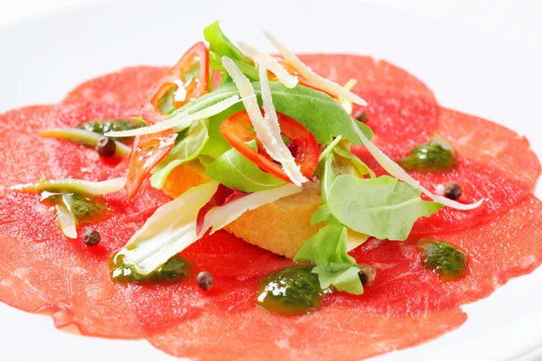 Beef Carpaccio — Stock Photo, Image