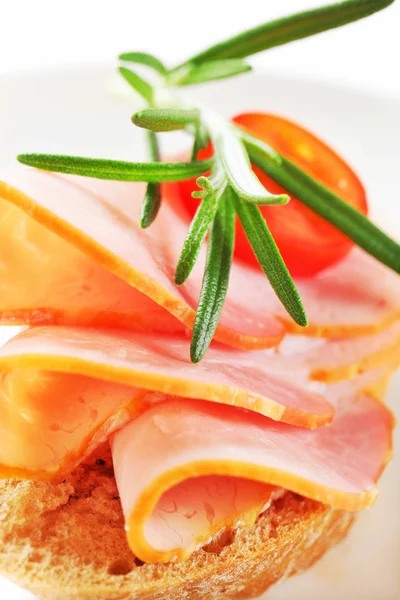 Panino al prosciutto — Foto Stock