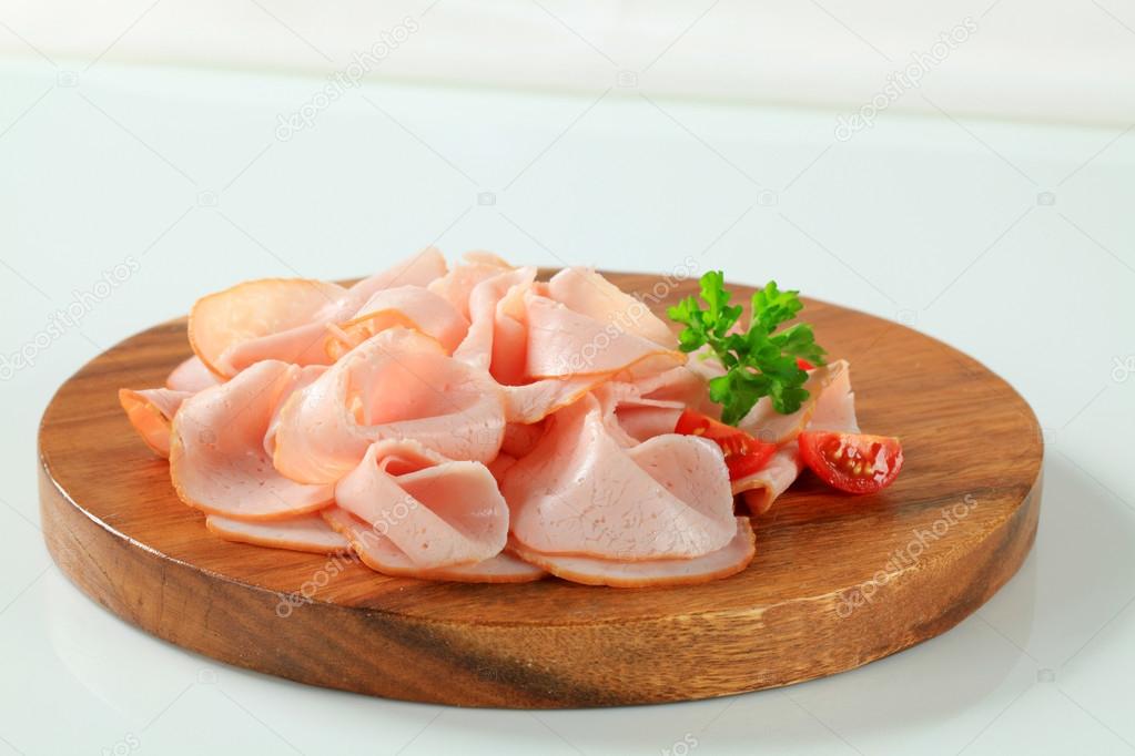 Thinly shaved chicken breast