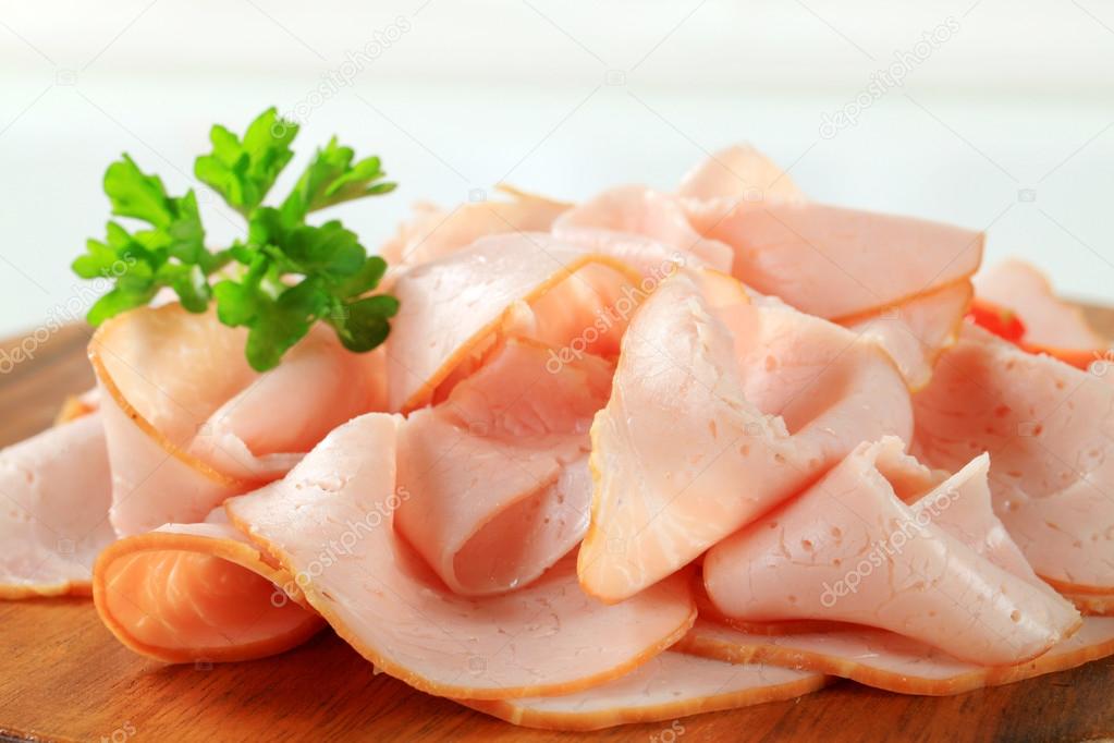 Thinly shaved chicken breast
