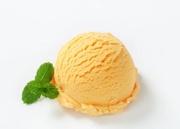 Абрикосовое мороженое Лицензионные Стоковые Изображения