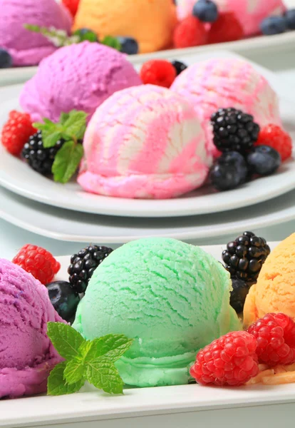Míchaná zmrzlina — Stock fotografie