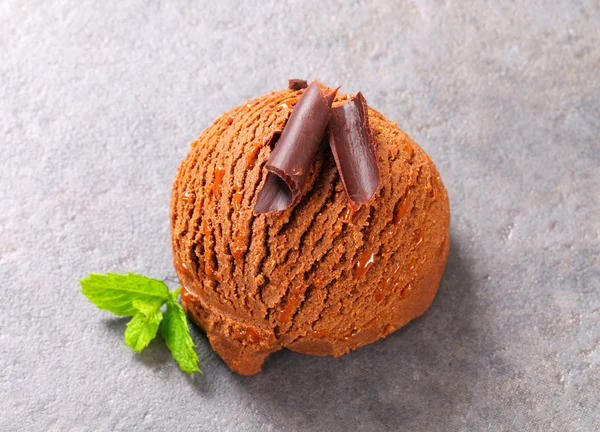 Helado de chocolate — Foto de Stock