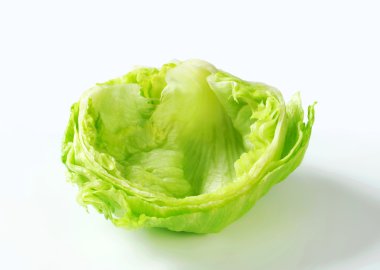 Bowl made of ice lettuce 