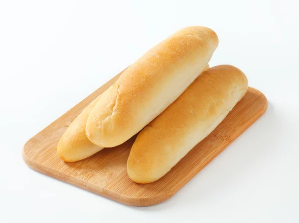 白面包卷 — 图库照片
