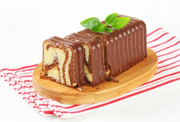 Marble pound cake — Stock Photo, Image