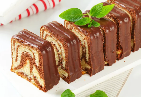 Marble pound cake — Stock Photo, Image