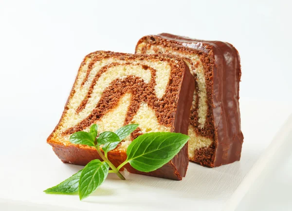 Marble pound cake — Stock Photo, Image
