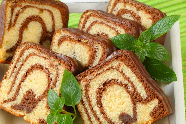 Marmorkuchen — Stockfoto