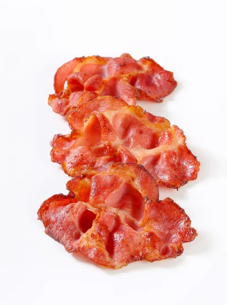 Křupavé plátky slaniny — Stock fotografie
