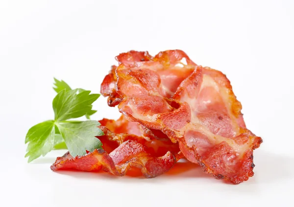 Fatias crocantes de bacon — Fotografia de Stock