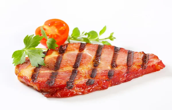 Grilled pork neck steak — Stock Photo, Image