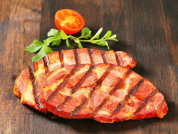 Carne suina alla griglia — Foto Stock