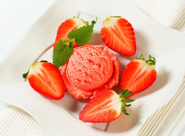 Sherbet aux fraises — Photo