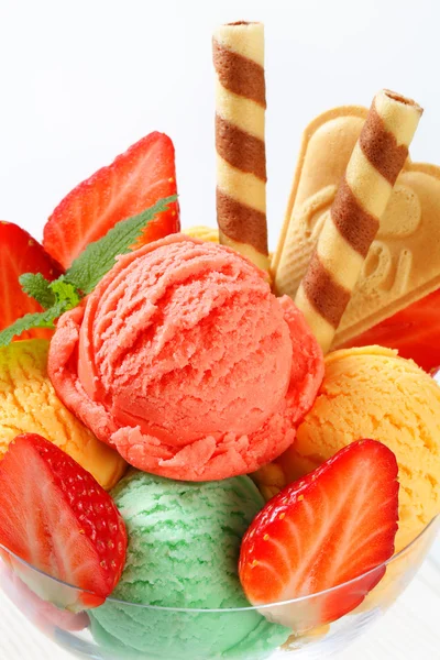 Παγωτό παγωτό παγωτό παγωτό — Φωτογραφία Αρχείου