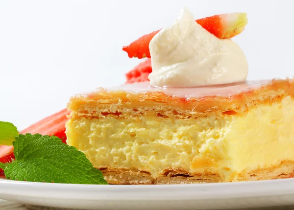 Custard (Vanilla) Slice — Stock Photo, Image