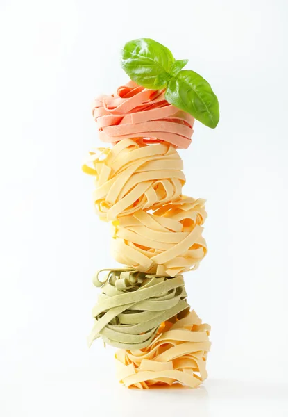 Gedroogde lint pasta — Stockfoto