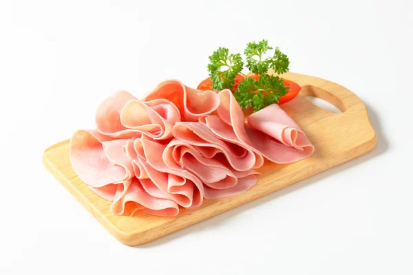 Sliced ham — Stock Photo, Image