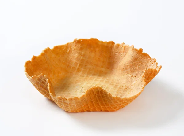 Empty waffle basket — 图库照片
