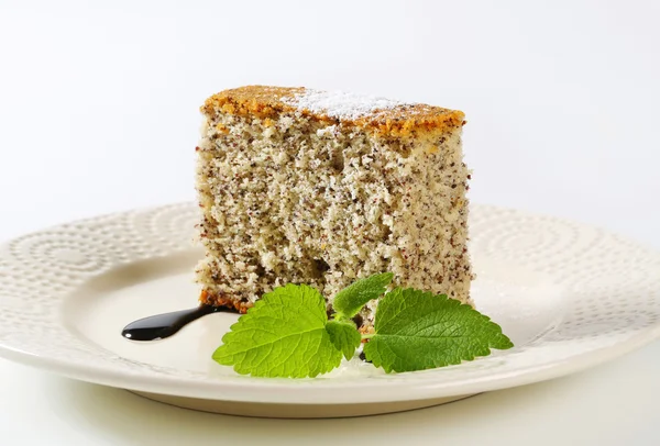 Poppy Seed Cake — Stock Photo, Image