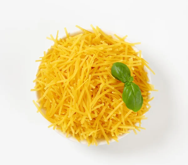Dried egg noodles — Stock Photo, Image