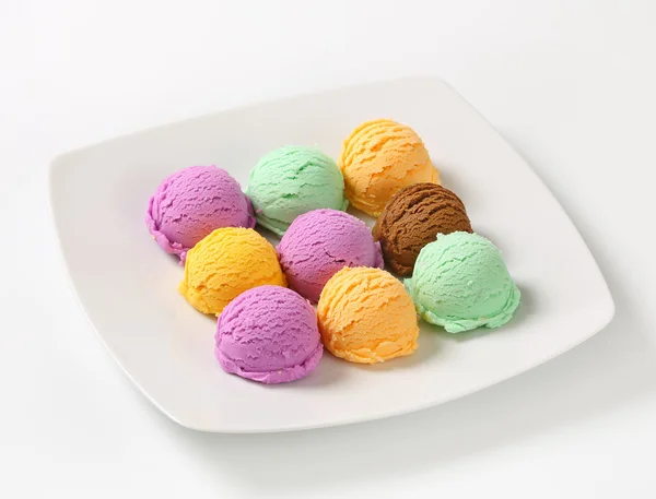 Gelato assortito — Foto Stock