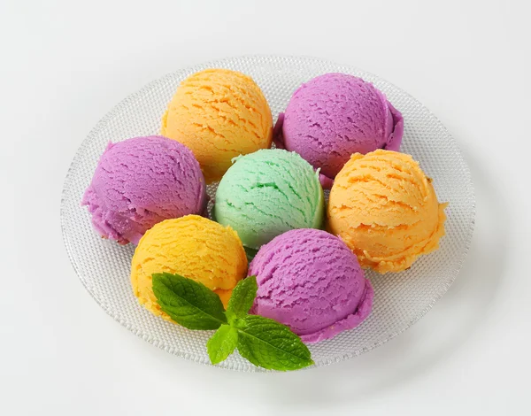 Assorted ice cream — Stock Photo, Image