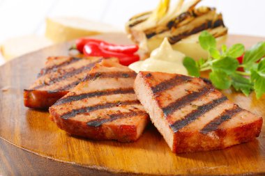 hardallı ızgara leberkase