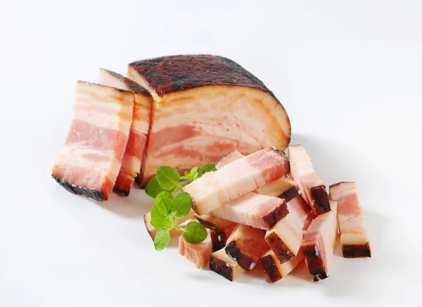 Smoked bacon — Stock Photo, Image