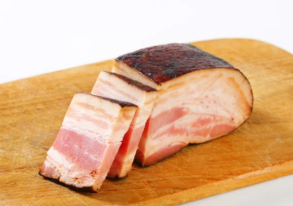 Geräucherter Speck — Stockfoto