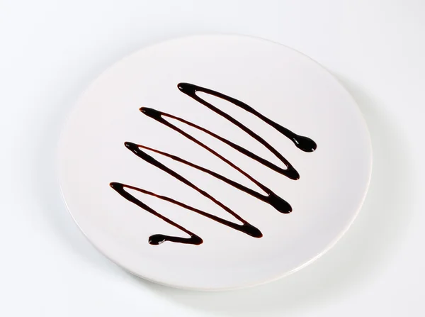 Chocolade siroop infuus — Stockfoto