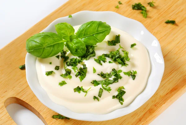 Cremoso condimento per insalata — Foto Stock