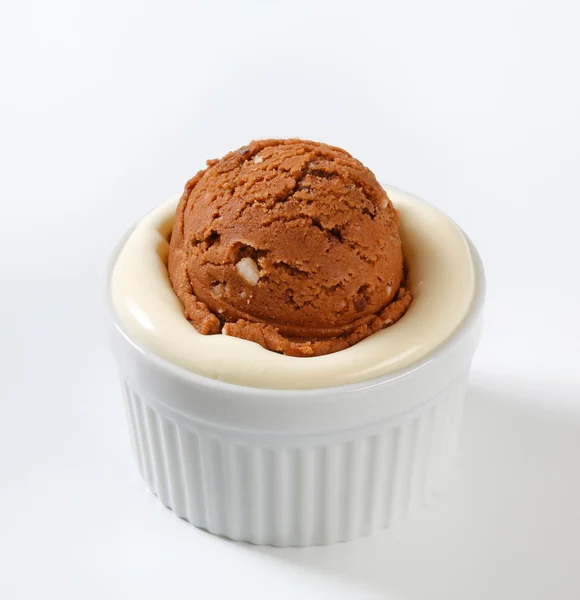 Helado y pudín — Foto de Stock