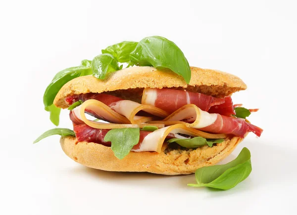 Prosciutto sandwich — Stock Photo, Image