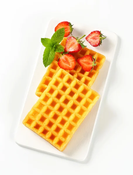 Crisp waffles — Stock Photo, Image