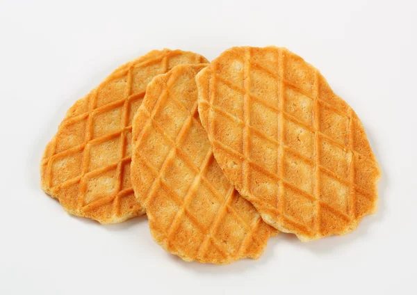 Butter waffle cookies — Stock Photo, Image
