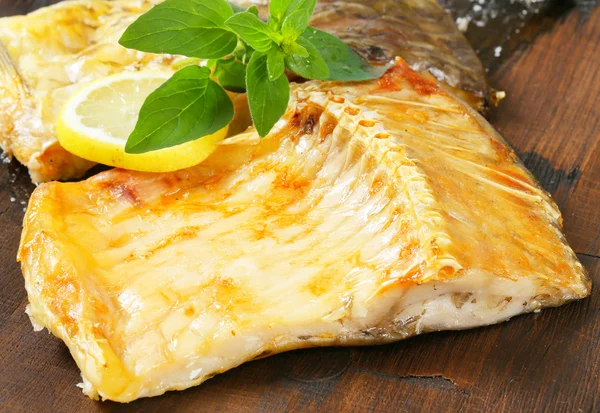 Oven roasted carp fillet — Stock Photo, Image