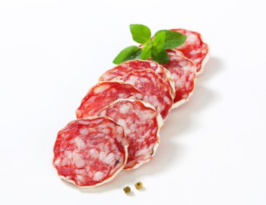 Fransız Saucisson sn dilimlenmiş