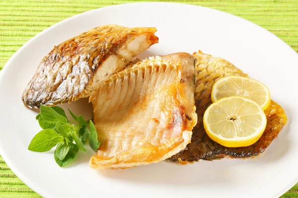 Oven roasted carp — Stock Photo, Image