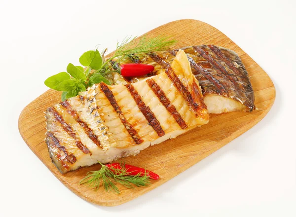 Gegrillte Karpfenfilets — Stockfoto