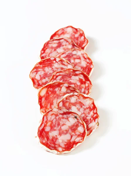 French dry sausage — Stock Photo, Image