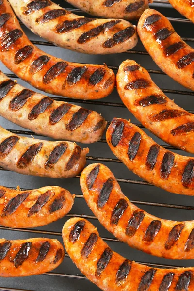 Gegrilde bratwursts — Stockfoto