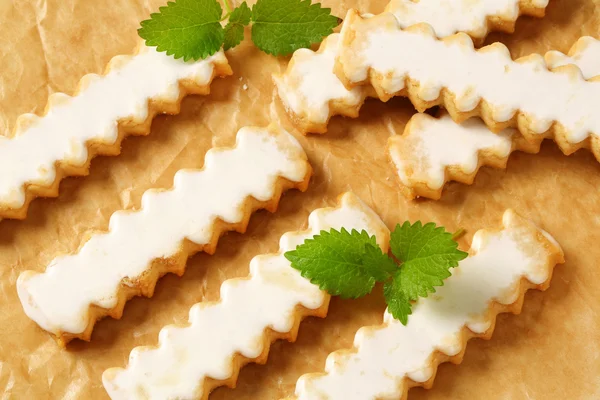Geglazuurde cookies — Stockfoto