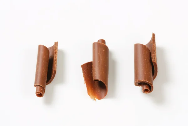 Chocolade krullen — Stockfoto