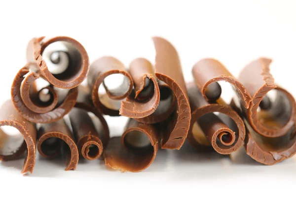 Chocolate curls — Stock Photo, Image