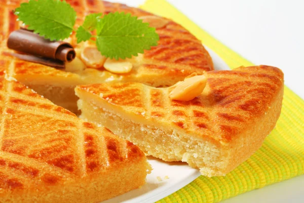 Hollandalı tereyağı pasta (boterkoek) — Stok fotoğraf