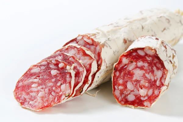 French dry sausage Stock Image