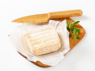 French washed rind cheese clipart